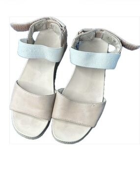 Dr. Scholl's Comfort Sandals Women's Tan Island Life Strappy Shoes Sz 8.5